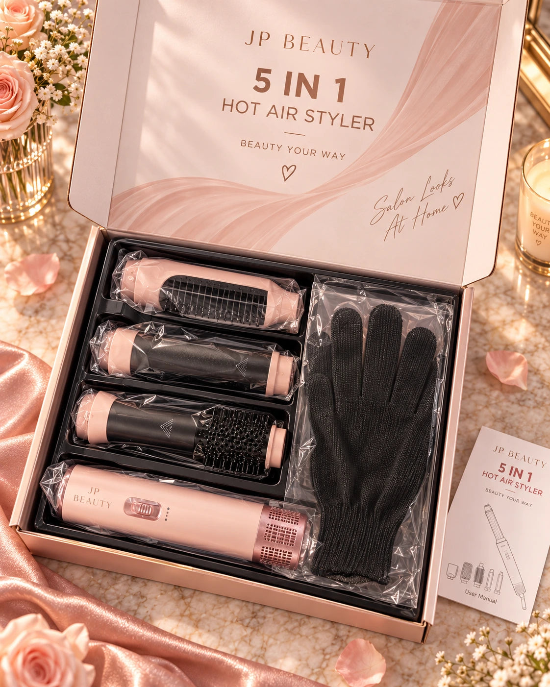 JP Beauty 5 in 1 Hot Air Styler