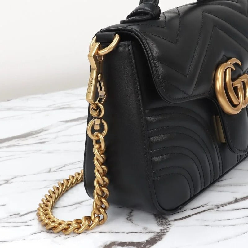 Gucci GG Marmont Asa Superior Negra
