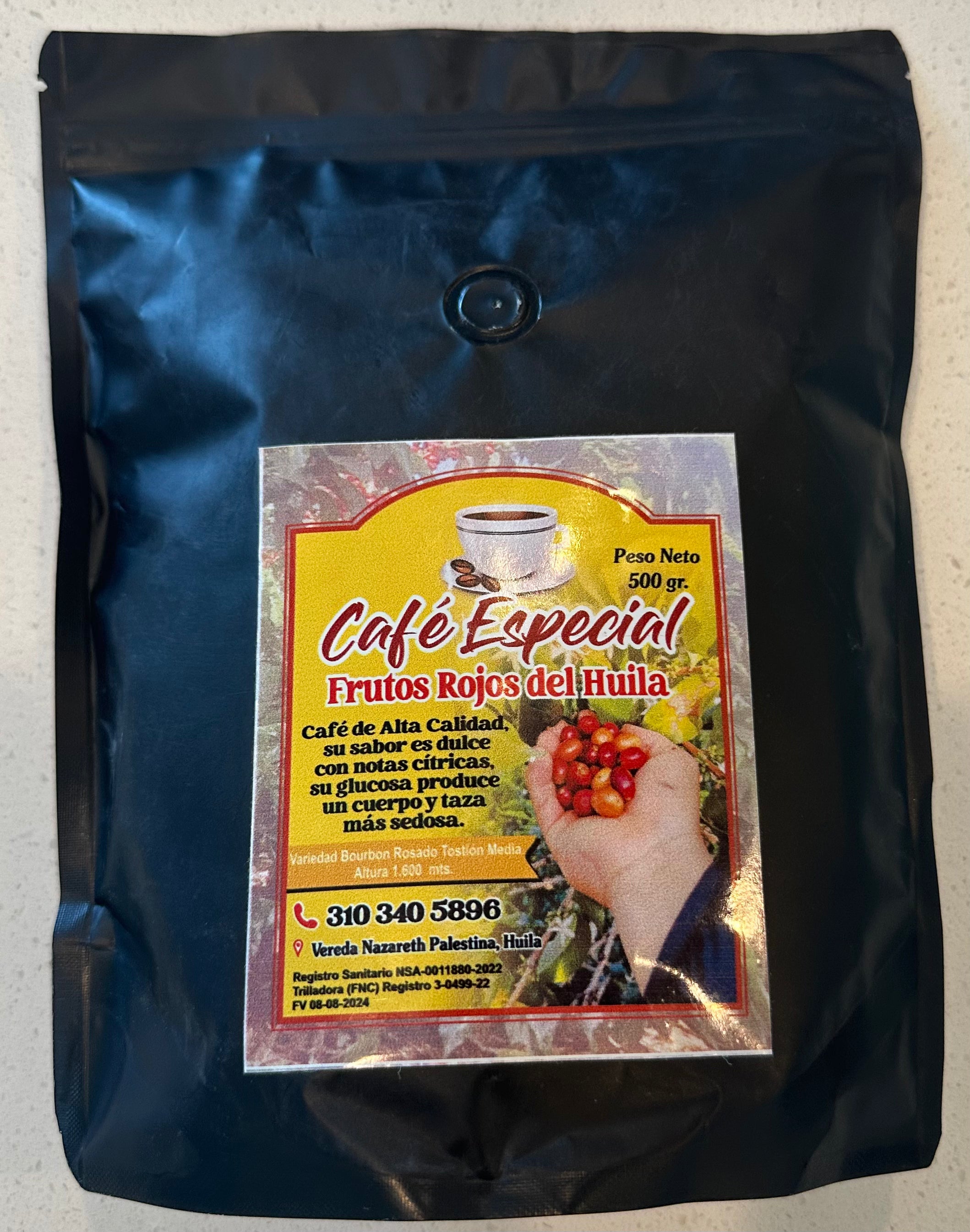 Cafe Especial - Frutos Rojos del Huila