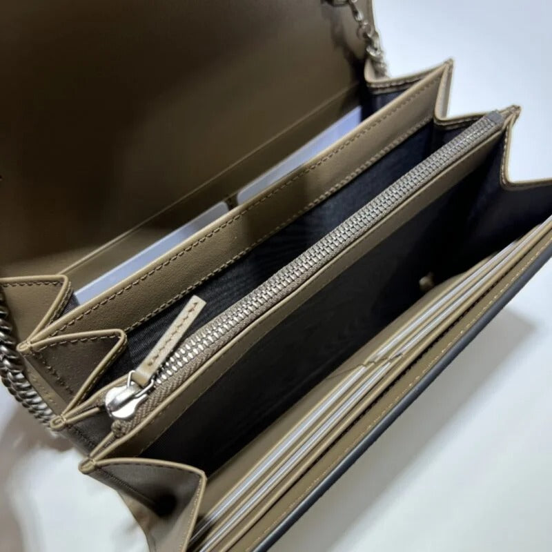 Gucci Dionysus GG Chain Wallet Denim Classic