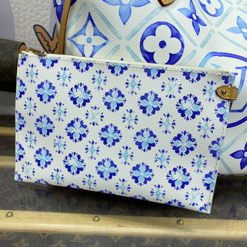 Louis Vuitton Neverfull MM Bue