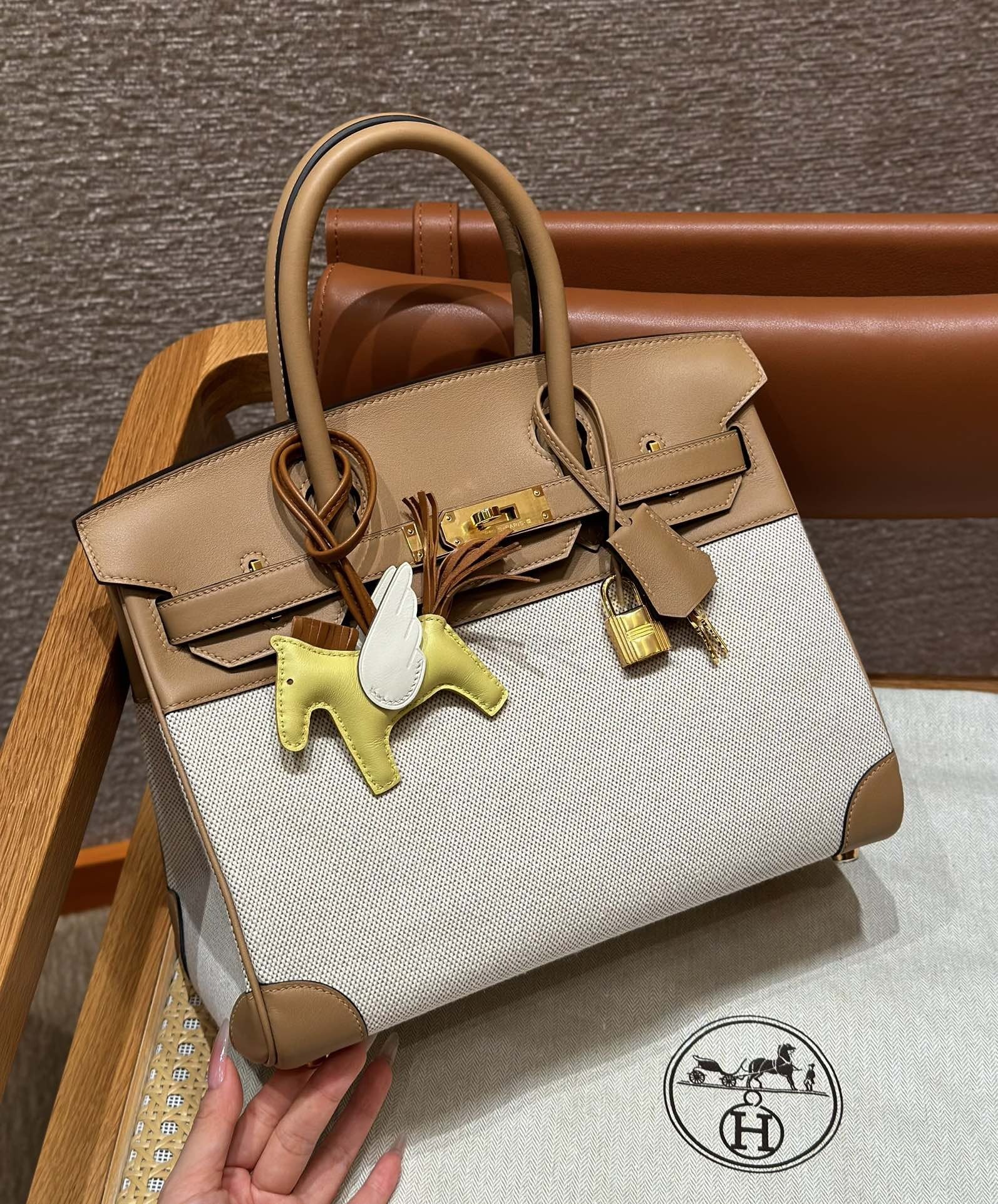 Hermes Birkin Chai Brown