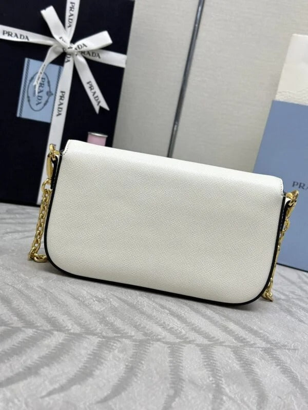 Prada Mini Saffiano White