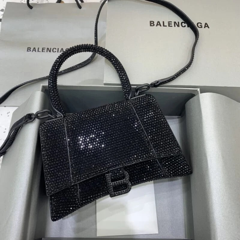 Balenciaga Crush Small Diamond Black