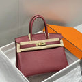 Hermes Birkin Bordeaux Red