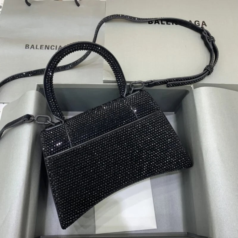 Balenciaga Crush Small Diamond Black