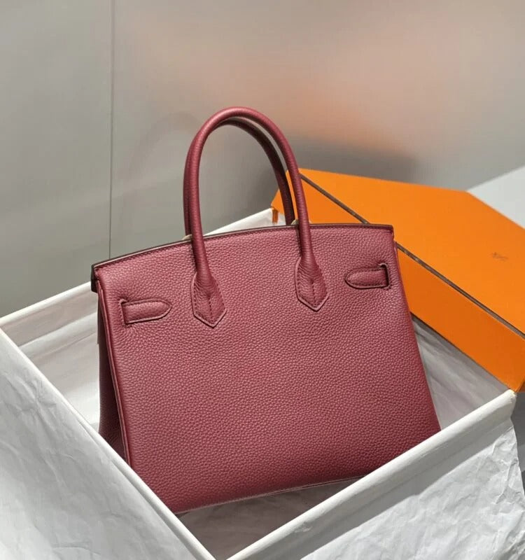 Hermes Birkin Bordeaux Red