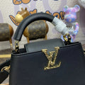 Loius Vuitton Capucines East West Black