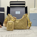 Prada Re-Edition 2005 Diamond Gold