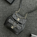 CHANEL 23C Backpack Small Black